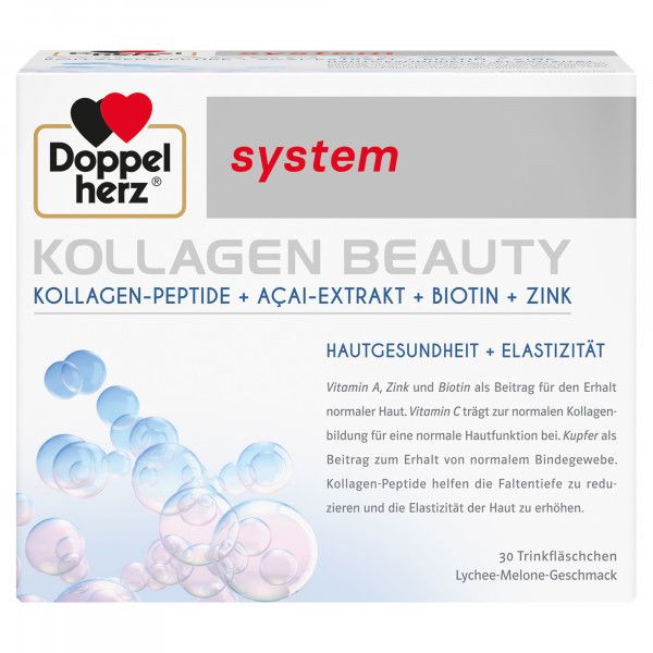 bodyguardapotheke DOPPELHERZ Kollagen Beauty system Trinkfläschchen Limitierter Zeitrabatt