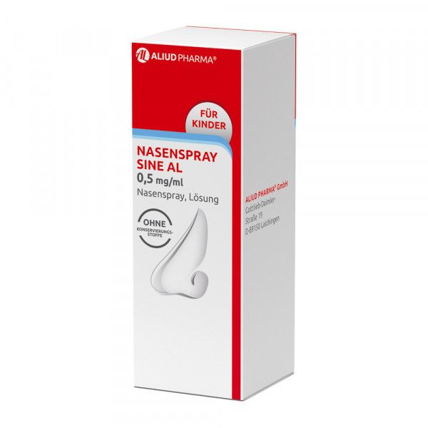 bodyguardapotheke Nasenspray sine AL 0 5 mg / ml bei Schnupfen Exklusivangebot