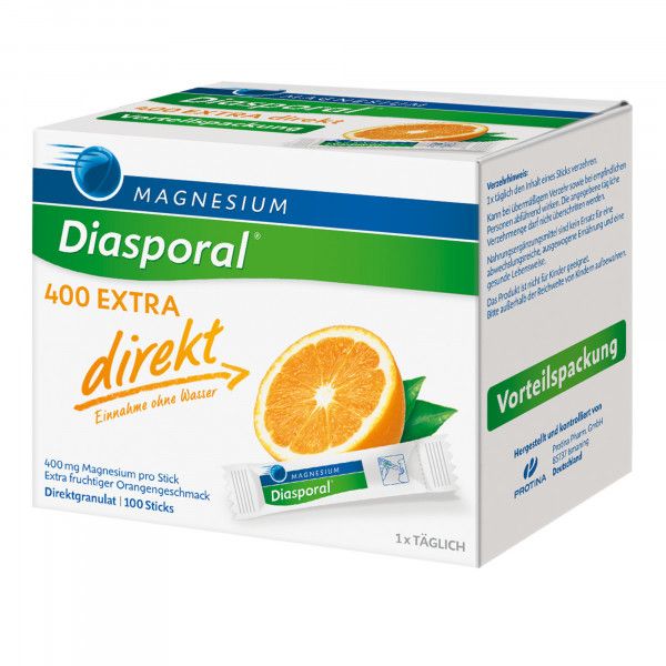 bodyguardapotheke MAGNESIUM DIASPORAL 400 Extra direkt Granulat Valentinstagsangebot
