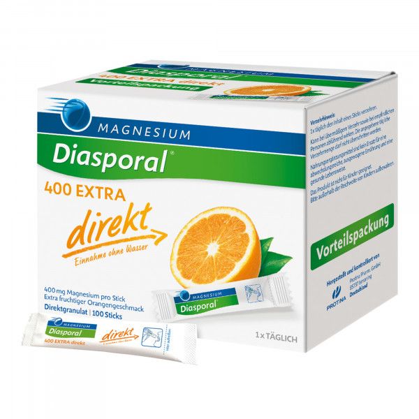 bodyguardapotheke MAGNESIUM DIASPORAL 400 Extra direkt Granulat Valentinstagsangebot