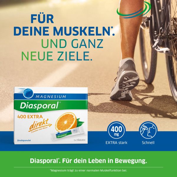 bodyguardapotheke MAGNESIUM DIASPORAL 400 Extra direkt Granulat Valentinstagsangebot