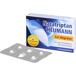 bodyguardapotheke NARATRIPTAN Heumann bei Migräne 2 5 mg Filmtabl Blitzangebot