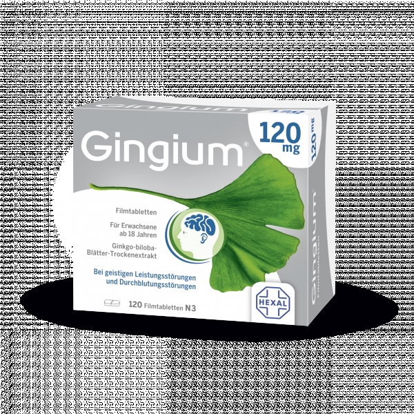 bodyguardapotheke GINGIUM 120 mg Filmtabletten Bestseller