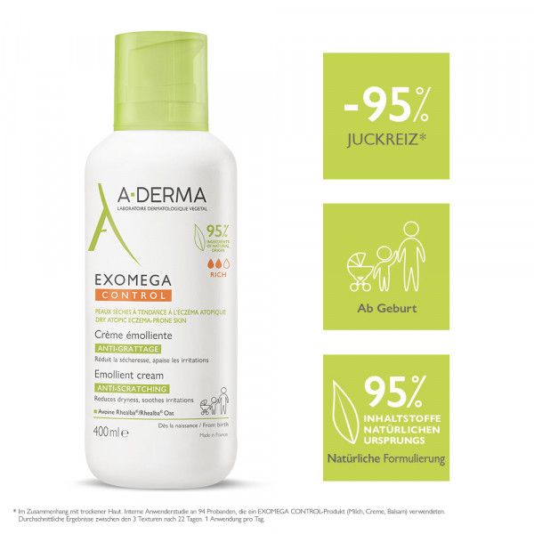 bodyguardapotheke A-DERMA EXOMEGA CONTROL Creme rückfettend Kauf eins, bekomm eins gratis