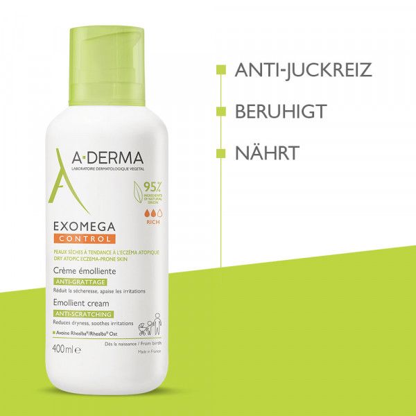 bodyguardapotheke A-DERMA EXOMEGA CONTROL Creme rückfettend Kauf eins, bekomm eins gratis