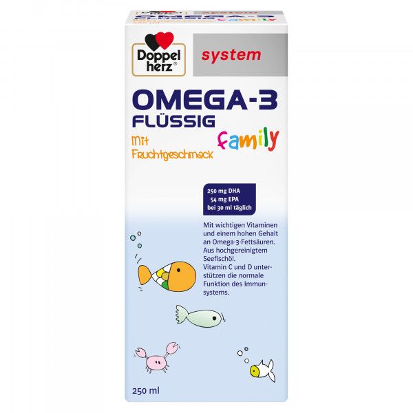 bodyguardapotheke DOPPELHERZ Omega-3 flüssig family system Bis zu 50% Rabatt