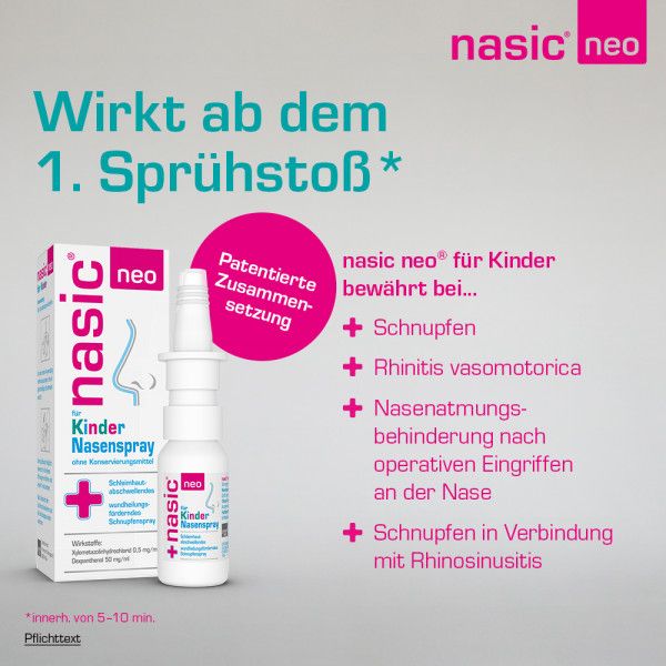 bodyguardapotheke NASIC neo für Kinder Nasenspray Black Friday Preise
