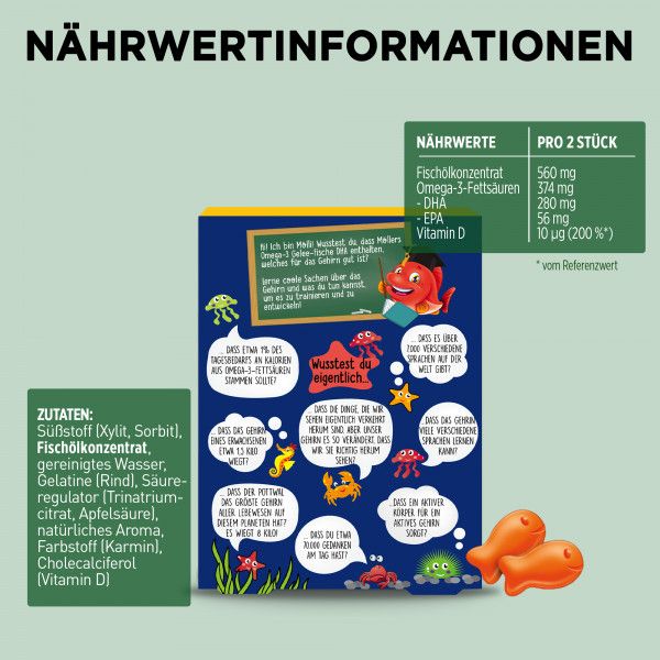bodyguardapotheke MÖLLER'S Omega-3 Gelee Fisch Erdbeere Kautabletten Verkauf
