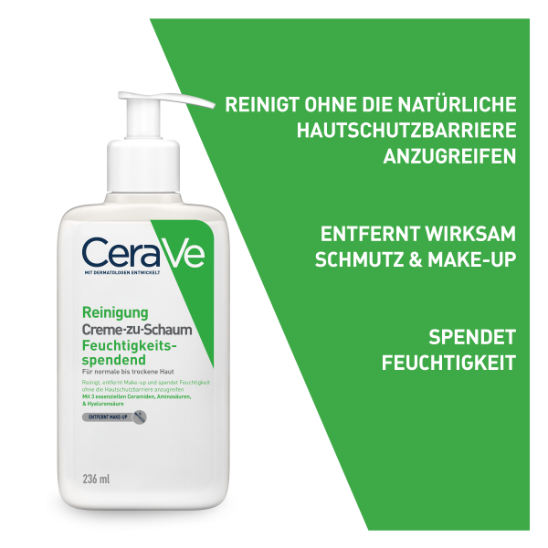 bodyguardapotheke CERAVE Creme-zu-Schaum Reinigung Limitierter Zeitrabatt