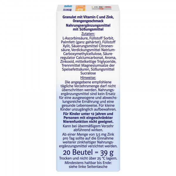 bodyguardapotheke DOPPELHERZ Vitamin C 750 Depot system Pellets Saisonschlussverkauf