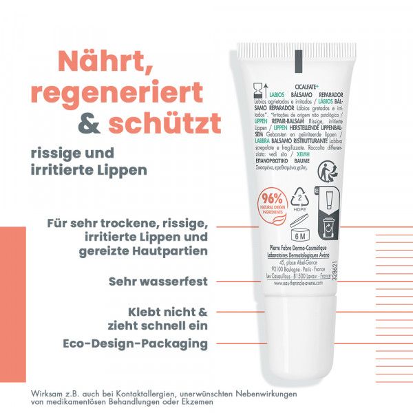 bodyguardapotheke AVENE Cicalfate+ Lippen Repair-Balsam Kauf eins, bekomm eins gratis