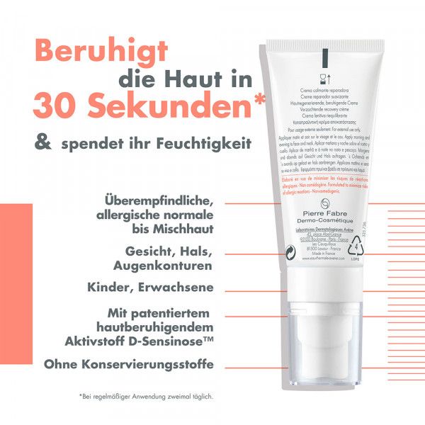 bodyguardapotheke Avène Tolérance CONTROL Creme - beruhigt allergische Haut Riesige Ersparnisse