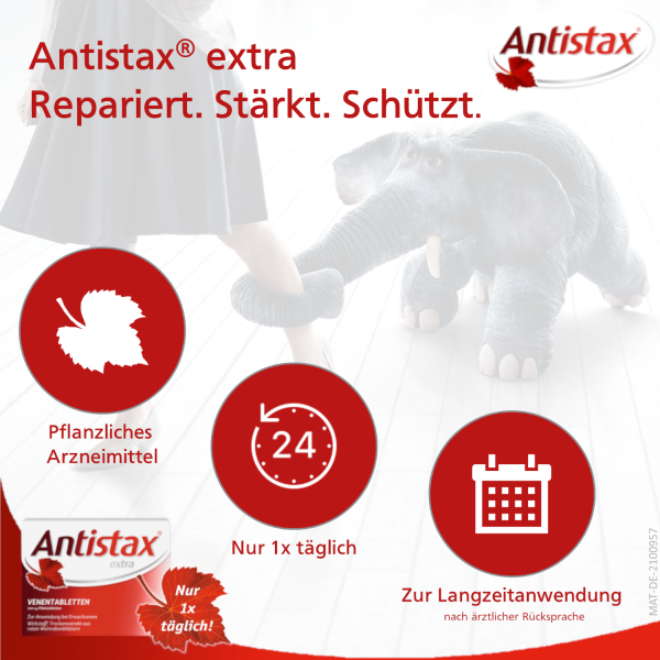 bodyguardapotheke ANTISTAX extra Venentabletten Bis zu 50% Rabatt