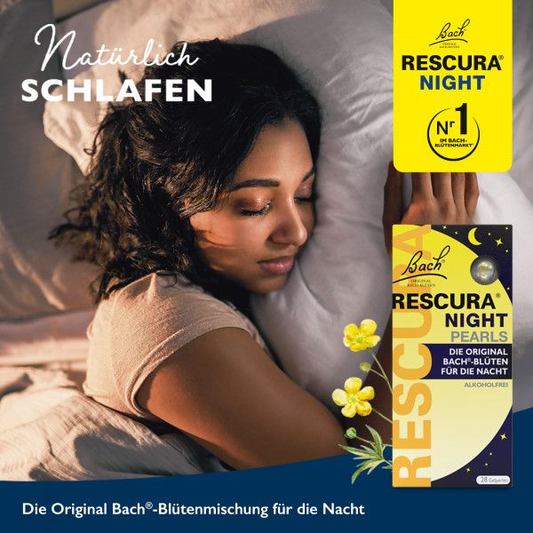bodyguardapotheke Bach RESCURA® NIGHT Pearls 28 Gelperlen Begrenzt auf 3 Tage