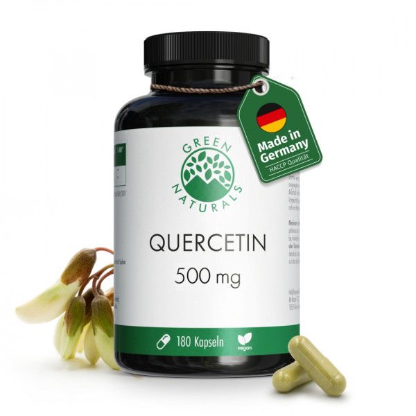 bodyguardapotheke GREEN NATURALS® Quercetin 500 mg hochdosiert vegan Online