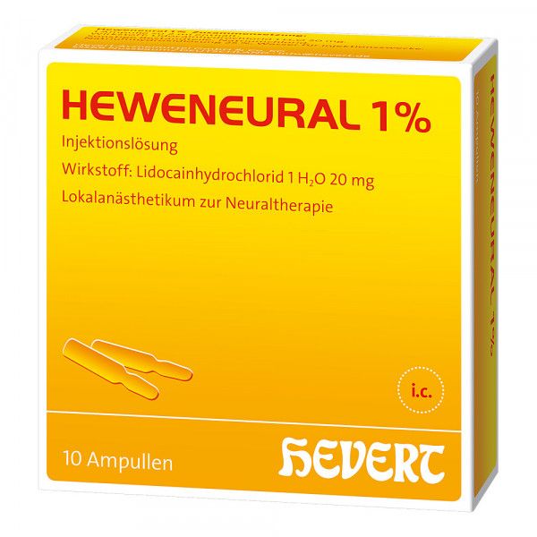 bodyguardapotheke HEWENEURAL 1% Ampullen Schlussverkauf