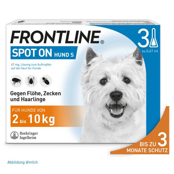 bodyguardapotheke FRONTLINE SPOT-ON gegen Zecken und Flöhe für Hunde S Flash Sale