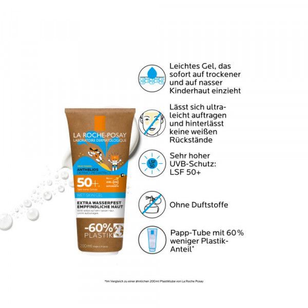 bodyguardapotheke LA ROCHE-POSAY Anthelios Dermo-Pediat.Wet Skin Gel Letzter Tag