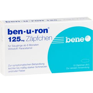 bodyguardapotheke BEN-U-RON 125 mg Zäpfchen Bis zu 65% Rabatt