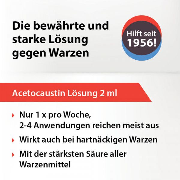 bodyguardapotheke ACETOCAUSTIN Lösung Warzenmittel Vierteljährliche Förderung