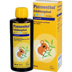 bodyguardapotheke PINIMENTHOL Erkältungsbad für Kinder ab 2 Jahre Eucalyptus Riesige Rabatte