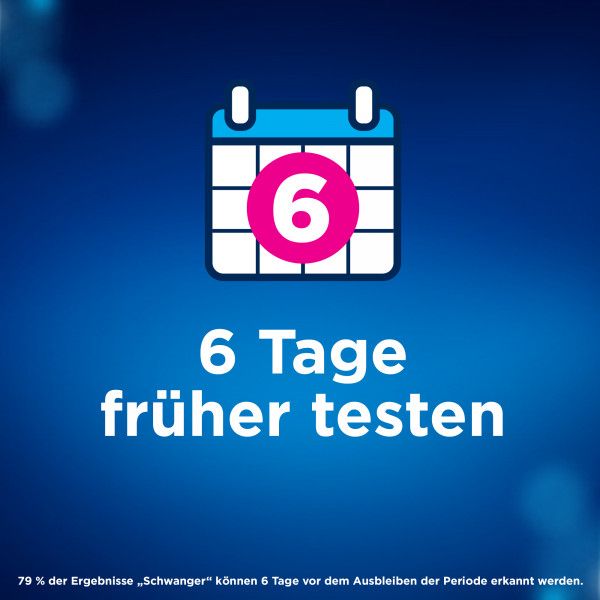 bodyguardapotheke CLEARBLUE Schwangerschaftstest frühe Erkennung 50% Rabatt mit kostenlosem Versand