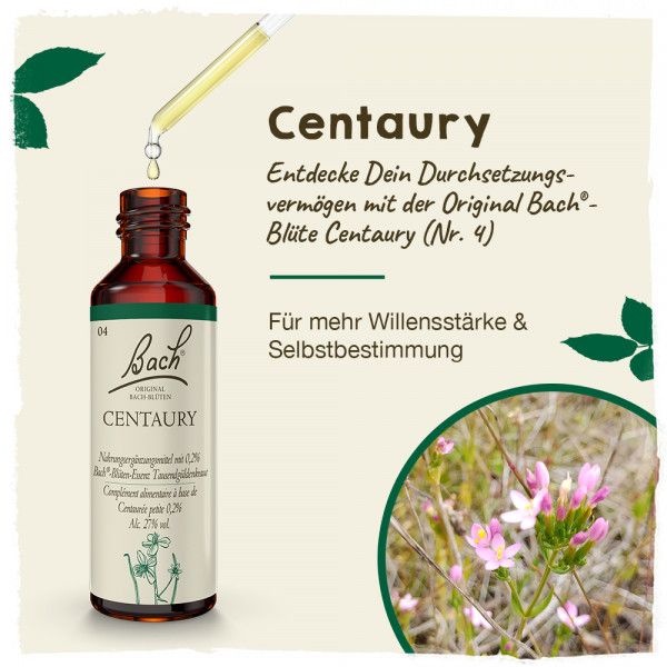 bodyguardapotheke Original Bachblüten Centaury 20ml Auslauf