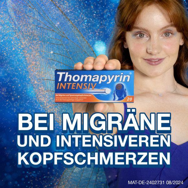 bodyguardapotheke THOMAPYRIN INTENSIV Tabletten bei Migräne & Kopfschmerzen mit ASS Paracetamol und Coffein Neueste Stile