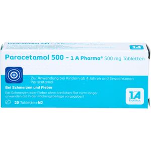 bodyguardapotheke PARACETAMOL 500-1A Pharma Tabletten Bis zu 65% Rabatt
