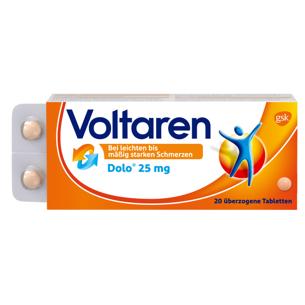 bodyguardapotheke VOLTAREN Dolo 25 mg Schmerztabletten