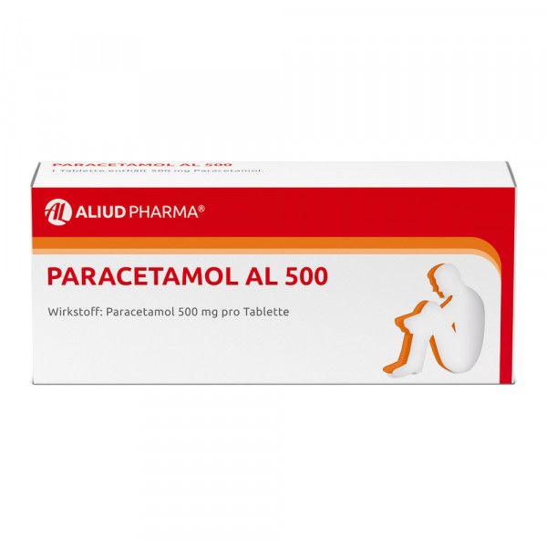 bodyguardapotheke Paracetamol AL 500 bei akuten Schmerzen und Fieber Sonderangebot der Fabrik