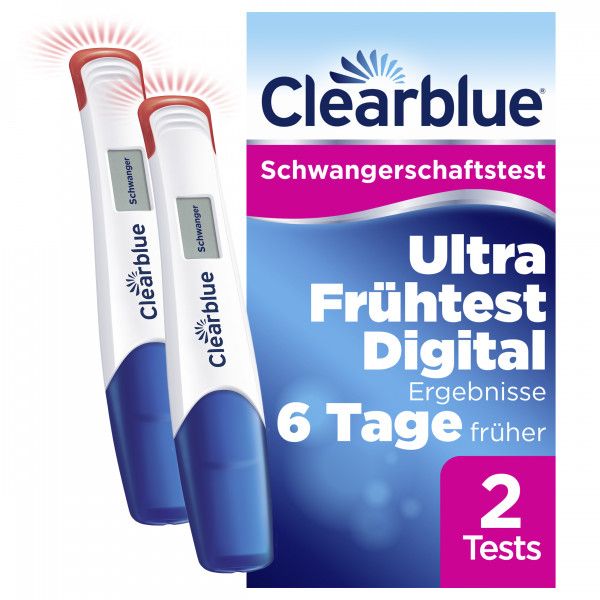 bodyguardapotheke CLEARBLUE Schwangerschaftst.Ultra Frühtest digital