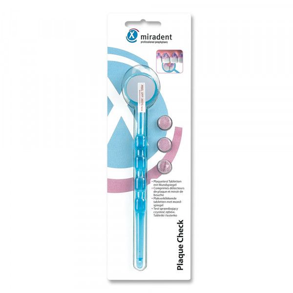bodyguardapotheke MIRADENT Plaquetest Mira2+Spiegel blau transparent Günstig kaufen