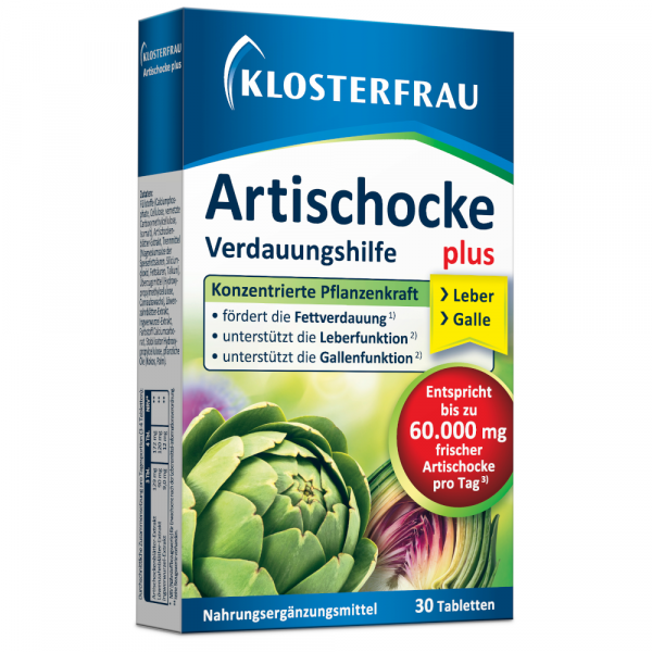 bodyguardapotheke KLOSTERFRAU Artischocke plus Tabletten Osterangebot