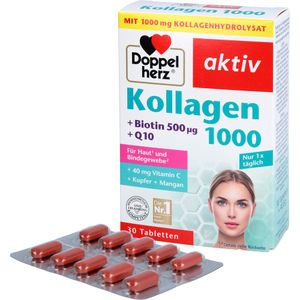 bodyguardapotheke DOPPELHERZ Kollagen 1000 Tabletten Lagerräumung