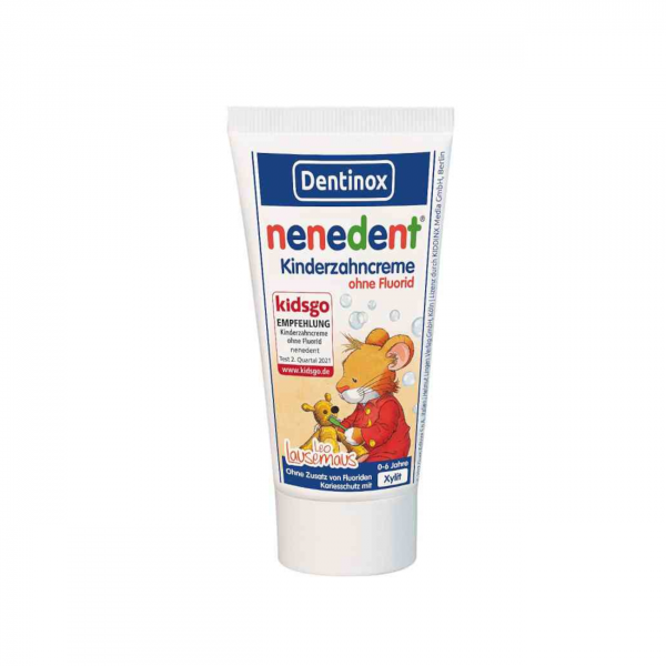 bodyguardapotheke NENEDENT Kinderzahncreme o.Fluorid Standtube