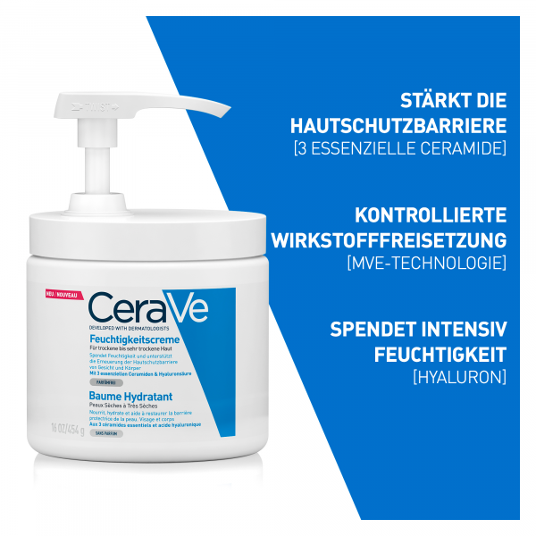 bodyguardapotheke CERAVE Feuchtigkeitscreme Pumpe Tägliche Deals