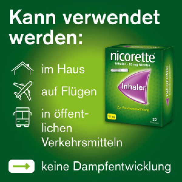bodyguardapotheke NICORETTE Inhaler 15 mg Vierteljährliche Förderung