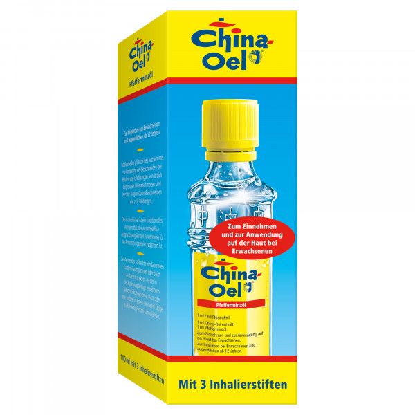 bodyguardapotheke CHINA ÖL mit 3 Inhalatoren