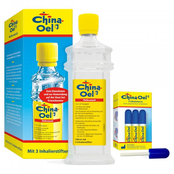bodyguardapotheke CHINA ÖL mit 3 Inhalatoren Super Rabatt