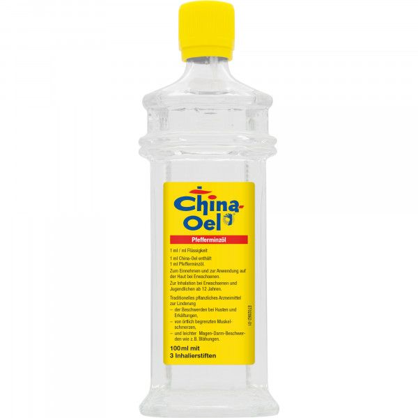 bodyguardapotheke CHINA ÖL mit 3 Inhalatoren Super Rabatt