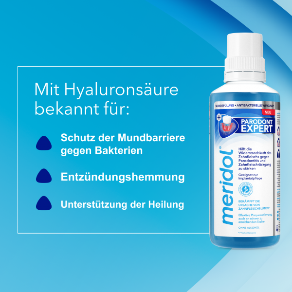 bodyguardapotheke MERIDOL Parodont-Expert Mundspülung 50% Rabatt für begrenzte Zeit