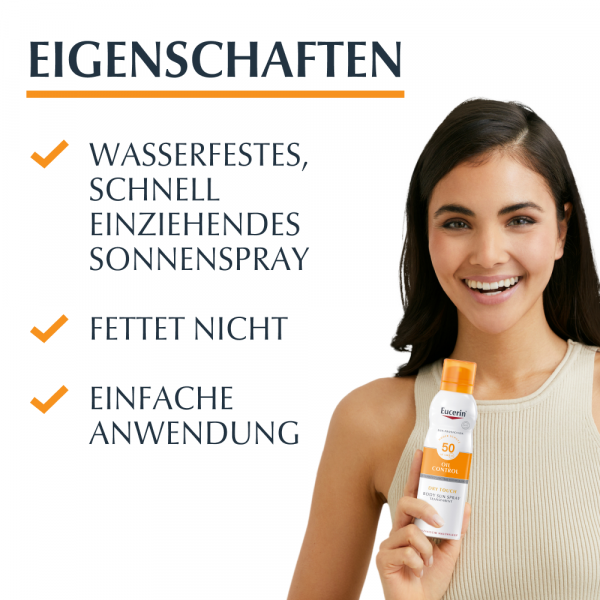 bodyguardapotheke EUCERIN Sun Oil Control Body Transp.Aerosol LSF 50 Blitzverkäufe