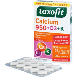 bodyguardapotheke TAXOFIT Calcium 950+D3+K Tabletten Online Shopping