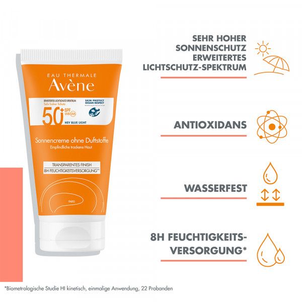 bodyguardapotheke AVENE Sonnencreme SPF 50+ ohne Duft Jubiläumsangebot
