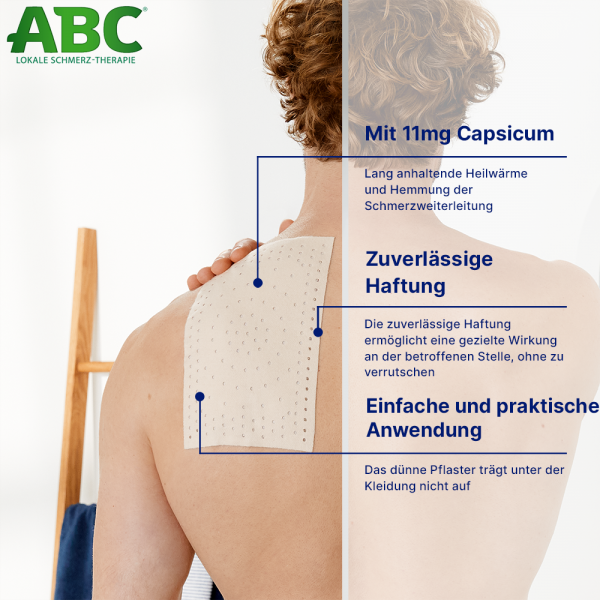 bodyguardapotheke ABC Wärme-Pflaster Capsicum Hansaplast med 14x22 Bestseller