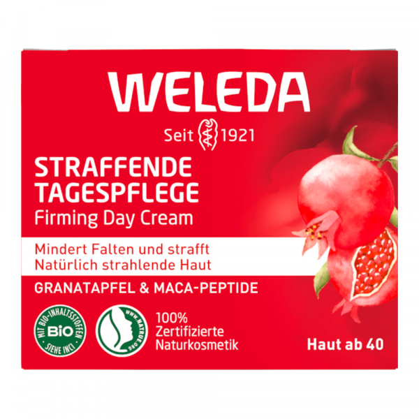 bodyguardapotheke Weleda Straffende Tagespflege Granatapfel & Maca-Peptide Letzter Tag