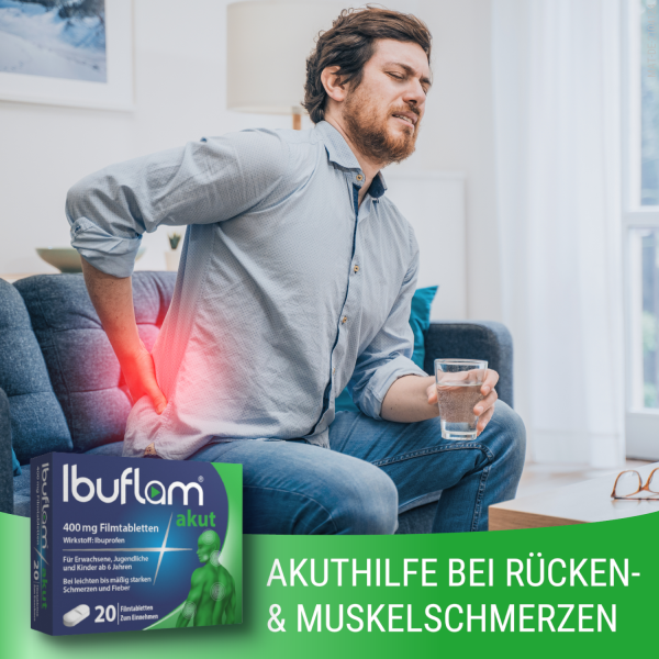 bodyguardapotheke IBUFLAM akut 400 mg Filmtabletten Vierteljährliche Förderung