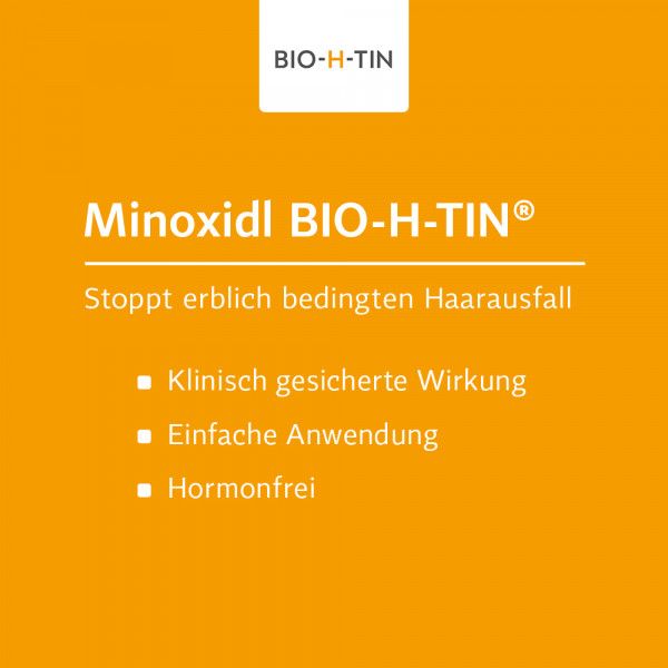 bodyguardapotheke MINOXIDIL BIO-H-TIN® 50mg/ml für Männer Riesige Rabatte
