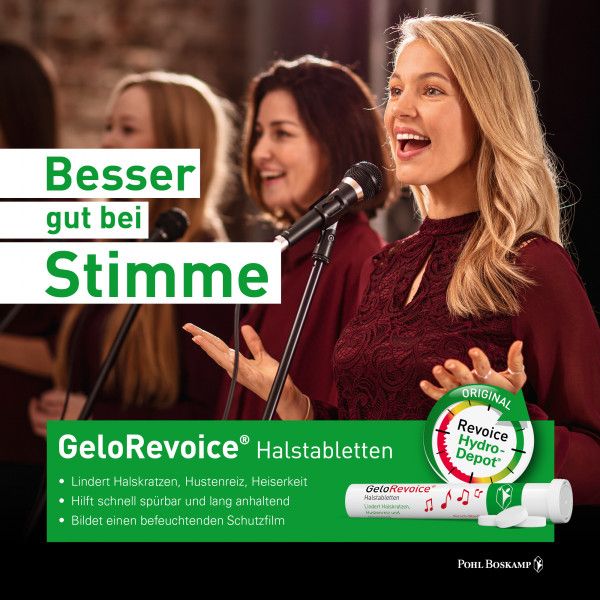 bodyguardapotheke GeloRevoice Halstabletten Kirsch-Menthol bei Heiserkeit & Stimmverlust Outlet